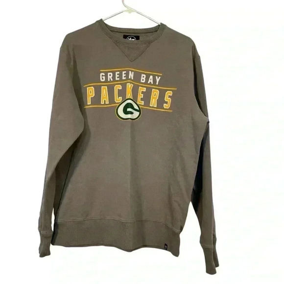Green Bay Packers Knit Sweater '47 Brand NFL Football Cotton XL X-Large - Picture 1 of 13